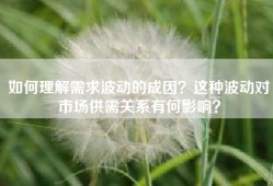 如何理解需求波动的成因？这种波动对市场供需关系有何影响？