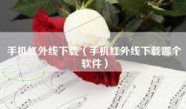 手机红外线下载（手机红外线下载哪个软件）