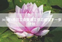 2024年X市总工会党建工作总结及下一步计划