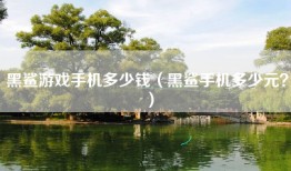 黑鲨游戏手机多少钱（黑鲨手机多少元？）