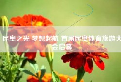 民奥之光 梦想起航 首届民奥体育旅游大会启幕