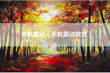 手机震动（手机震动软件）